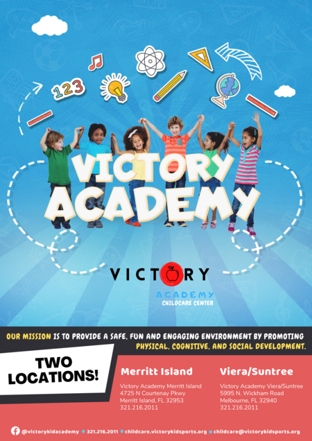 Academy flyer.front page of booklet